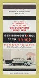 Matchbook Cover - 1956 Oldsmobile Bert Smith ST Petersburg FL 30 Strike