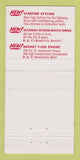 Matchbook Cover - 1956 Oldsmobile JS Wolke Grants Pass OR 30 Strike