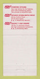 Matchbook Cover - 1956 Oldsmobile Gunn San Antonio TX 30 Strike