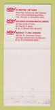 Matchbook Cover - 1956 Oldsmobile Scarpetti Providence RI 30 Strike