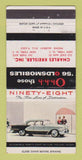 Matchbook Cover - 1956 Oldsmobile Charles Kreisler New York City 30 Strike