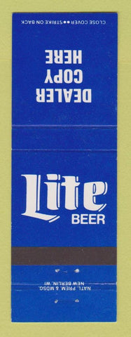 Matchbook Cover - Miller Lite Beer
