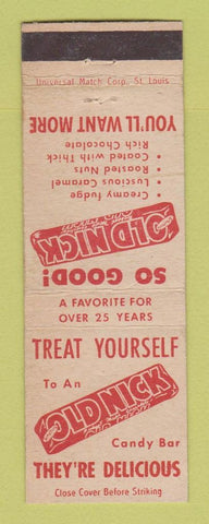 Matchbook Cover - Old Nick Candy Bar
