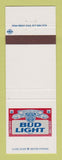 Matchbook Cover - Bud Light Beer Budweiser