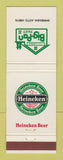 Matchbook Cover - Heineken Beer Big Pan Part II Shinbashi Aoto Hibiya Japan