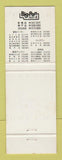 Matchbook Cover - Heineken Beer Big Pan Part II Shinbashi Aoto Hibiya Japan
