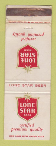 Matchbook Cover - Lone Star Beer WEAR