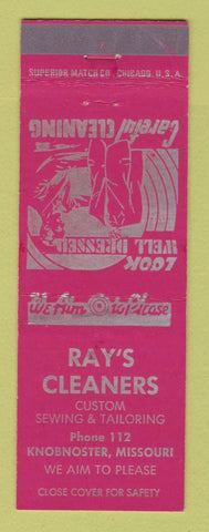 Matchbook Cover - Ray's Cleaners Knobnoster MO