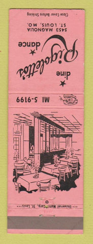 Matchbook Cover - Rigoletto's Restaurant St Louis MO