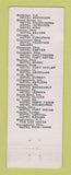 Matchbook Cover - Hotel Melbourne St Louis MO