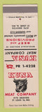 Matchbook Cover - Kuna Meat Company St Louis MO