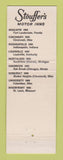 Matchbook Cover - Stouffer's Motor Inns St Louis MO