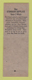 Matchbook Cover - Standard Fluid Duplicators St Louis MO AN Rechtien
