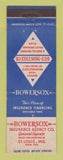 Matchbook Cover - Bowersox Insurance St Louis MO
