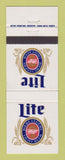 Matchbook Cover - Miller Lite Beer