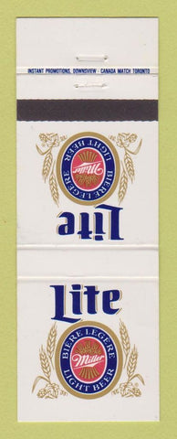 Matchbook Cover - Miller Lite Beer