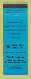 Matchbook Cover - Paul B Ferguson St Louis MO Match Collector