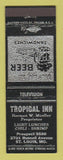 Matchbook Cover - Tropical Inn St Louis MO