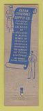 Matchbook Cover - Clean Coverall Supply St Louis MO