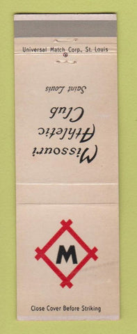 Matchbook Cover - Missouri Athletic Club St Louis MO WEAR