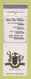 Matchbook Cover - Mayfair Lenox Hotel St Louis MO