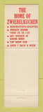 Matchbook Cover - Town Hall St Louis MO