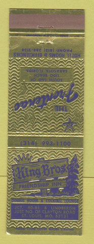 Matchbook Cover - King Bros. Friendship Inn St Louis MO