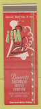 Matchbook Cover - Barrett Electric Supply St Louis MO Christmas