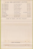 Matchbook Cover - Pacific Telephone San Francisco CA 40 Strike
