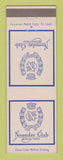 Matchbook Cover - Nnoonday Club St Louis MO