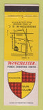 Matchbook Cover - Winchester Shooting Center St Louis MO Gun Club