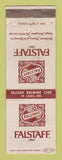 Matchbook Cover - Falstaff Beer St Louis MO WEAR
