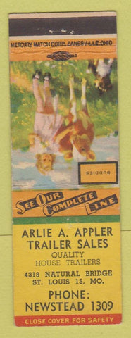 Matchbook Cover - Arlie Appler Trailer Sales St Louis MO