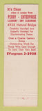 Matchbook Cover - Perry Enterprise Laundry St Louis MO