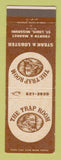 Matchbook Cover - The Trap Room Steak Lobster St Louis MO