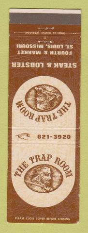 Matchbook Cover - The Trap Room Steak Lobster St Louis MO