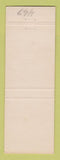 Matchbook Cover - The Trap Room Steak Lobster St Louis MO