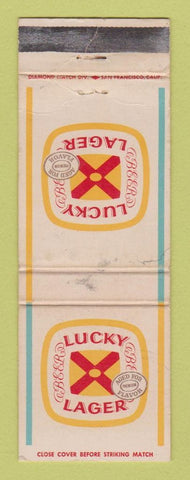 Matchbook Cover - Lucky Lager Beer WEAR