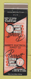 Matchbook Cover - Barrett Electrical Supply St Louis MO