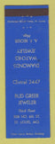 Matchbook Cover - Bud Green Jewelry St Louis MO