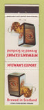Matchbook Cover - McEwan's Export Beer Scotland