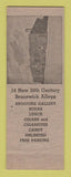 Matchbook Cover - 20th Century Bowling Academy York PA