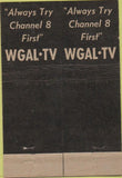 Matchbook Cover - Channel 8 TV  40 Strike
