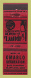 Matchbook Cover - Omarlo Recreation Bowling Cleveland OH