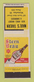 Matchbook Cover - Stern Brau Beer Maul's Tavern Waterloo IL low phone #