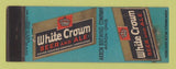 Matchbook Cover - White Crown Beer Ale Akron OH WEAR