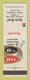 Matchbook Cover - Serra Bowling Colma CA Brunswick