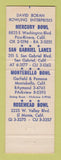 Matchbook Cover - Rosemead Bowling El Monte CA Orbit Room