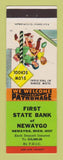 Matchbook Cover - First State Bank Newago MI