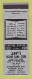 Matchbook Cover - Larry's 2nd Hand Store Lansing MI